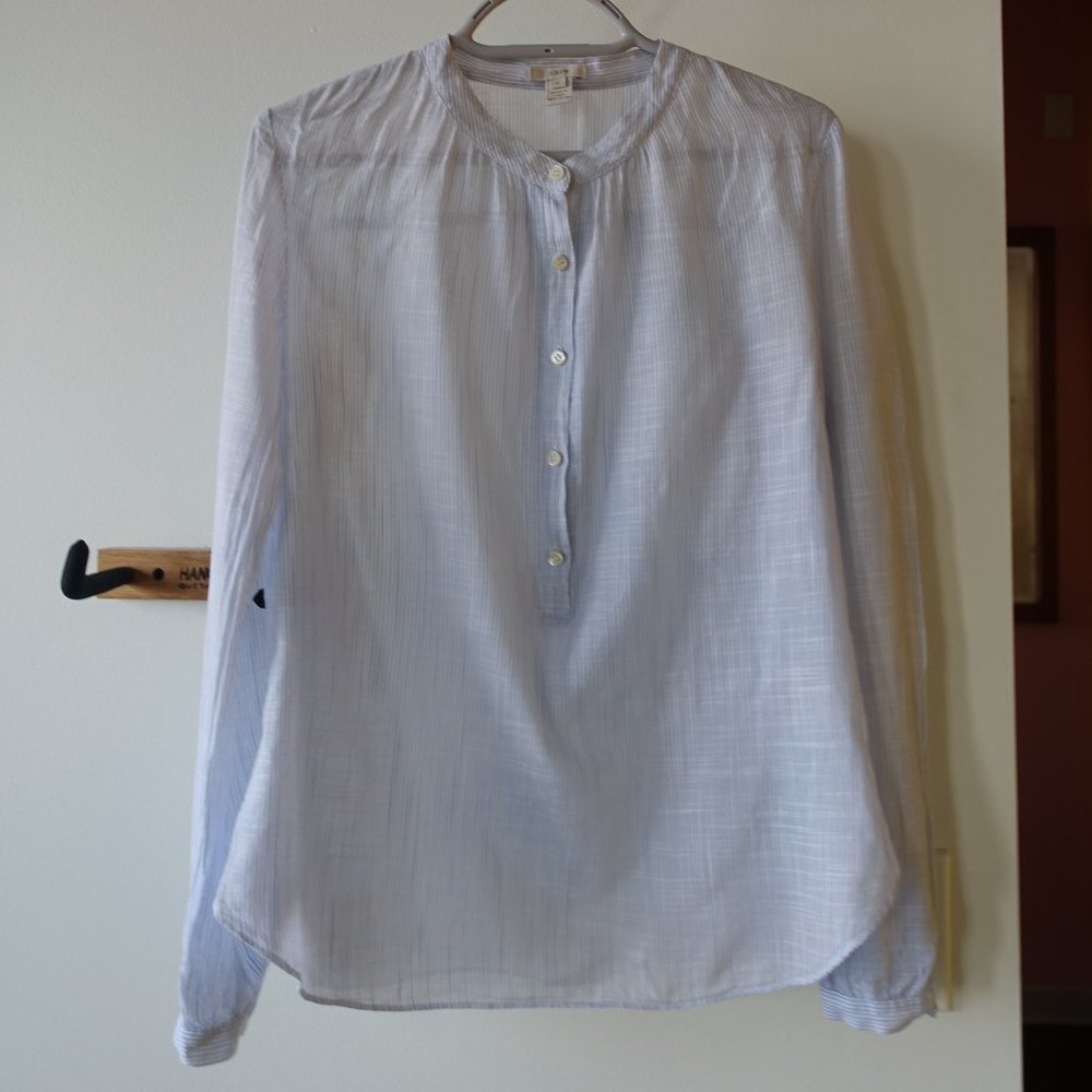 J. Crew Light Blue Tunic Top